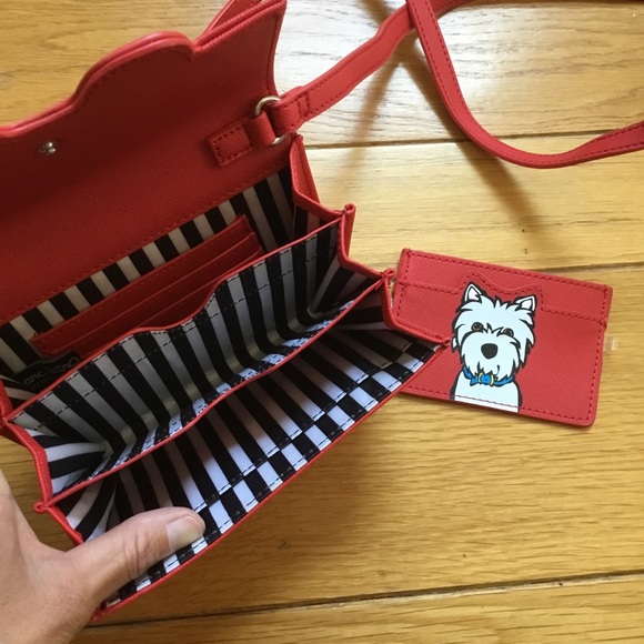 NEW Marc Tetro Westie West Highland Terrier Dog Breed Crossbody Bag Card Holder - Picture 9 of 13